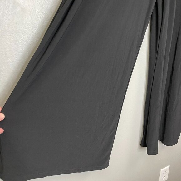 Marc Bouwer Jumpsuit Womens Plus 1X Black Stretch Jersey Sleeveless - Picture 4 of 12